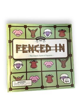 Fenced In The Classic Game of Squares The Animals Are On The Loose Ages 4 And Up